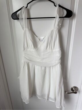 Princess Polly Ivory Satin Slip Dress